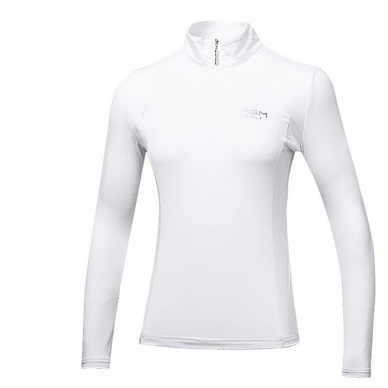 Pgm женские футболки для гольфа летние солнцезащитный Лонгслив Гольф Aparrel Женская