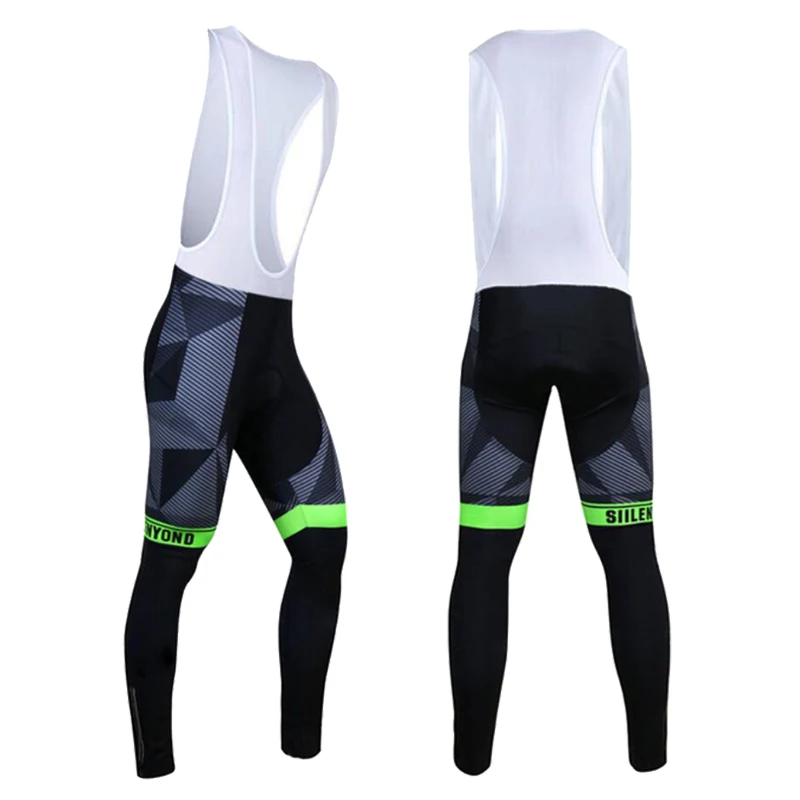Bib Pants Мужские летние дышащие штаны для велоспорта Coolmax с 3D гелевой подкладкой, быстросохнущие велосипедные колготки для гонок, шоссейных велосипедов, велосипедные брюки MTB - Цвет: Bib Pants