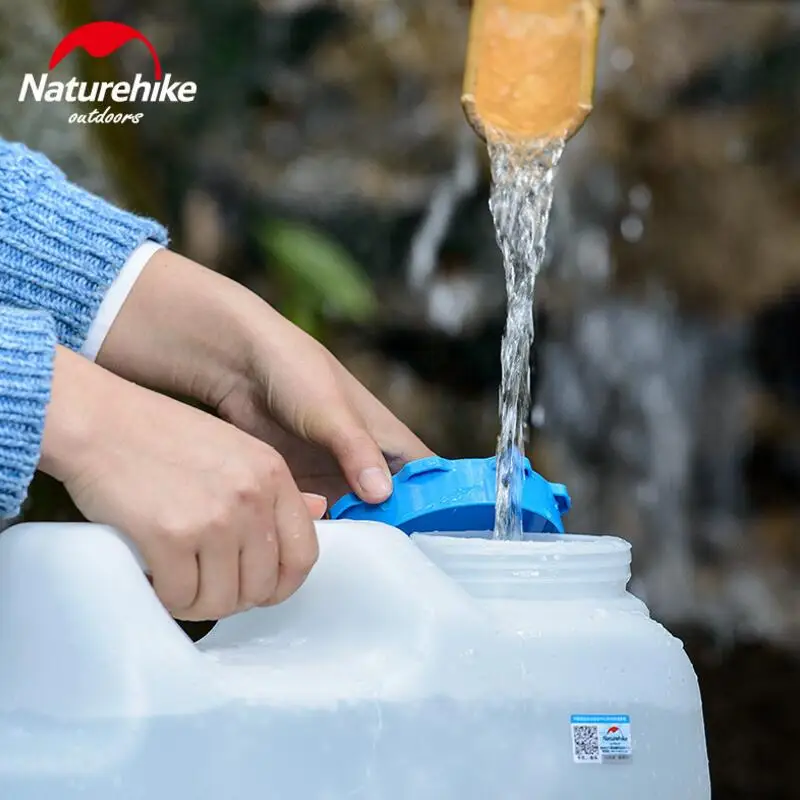 Naturehike кран Открытый Кемпинг Пикник ведро для воды резервуар для хранения 10л 12л 18л 24л пищевой PE материал баррель для воды