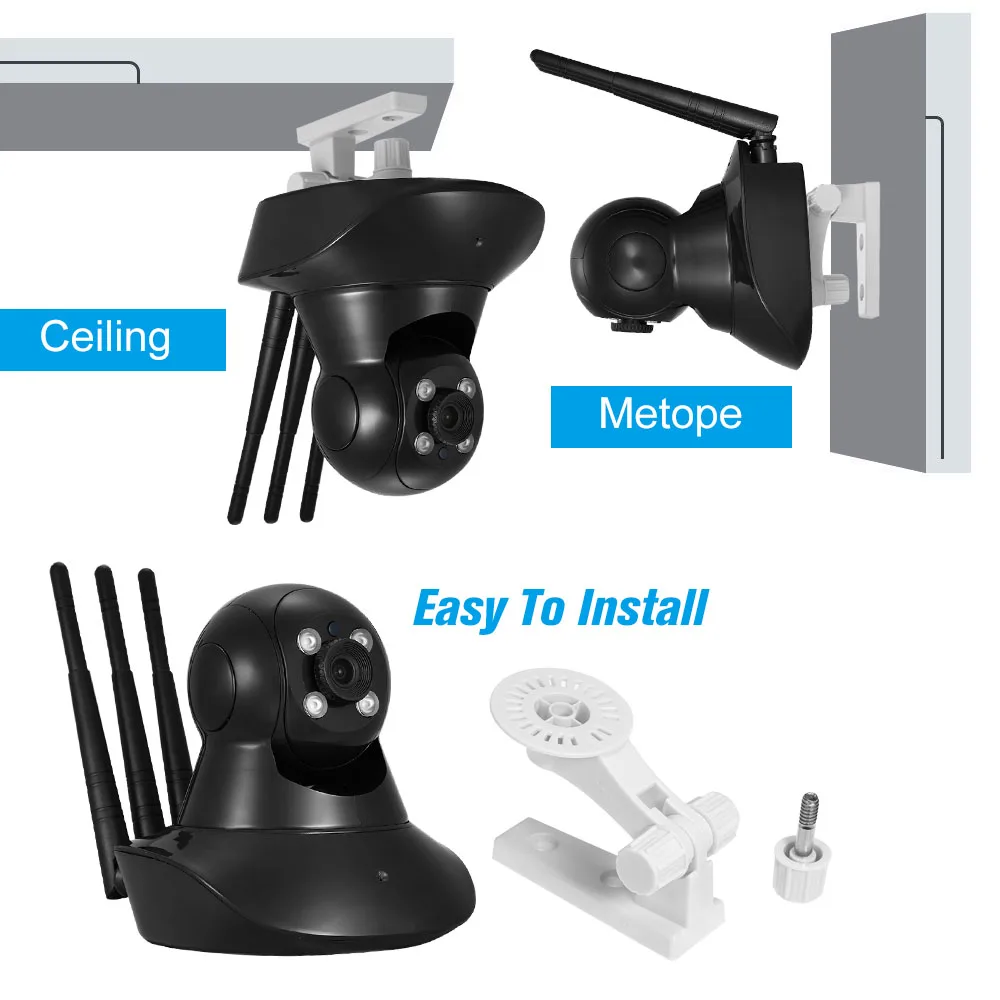 HD1080P 2 0 Мегапикселей IP облачная камера 4 шт. ArrayIR лампы CCTV наблюдения сети PTZ