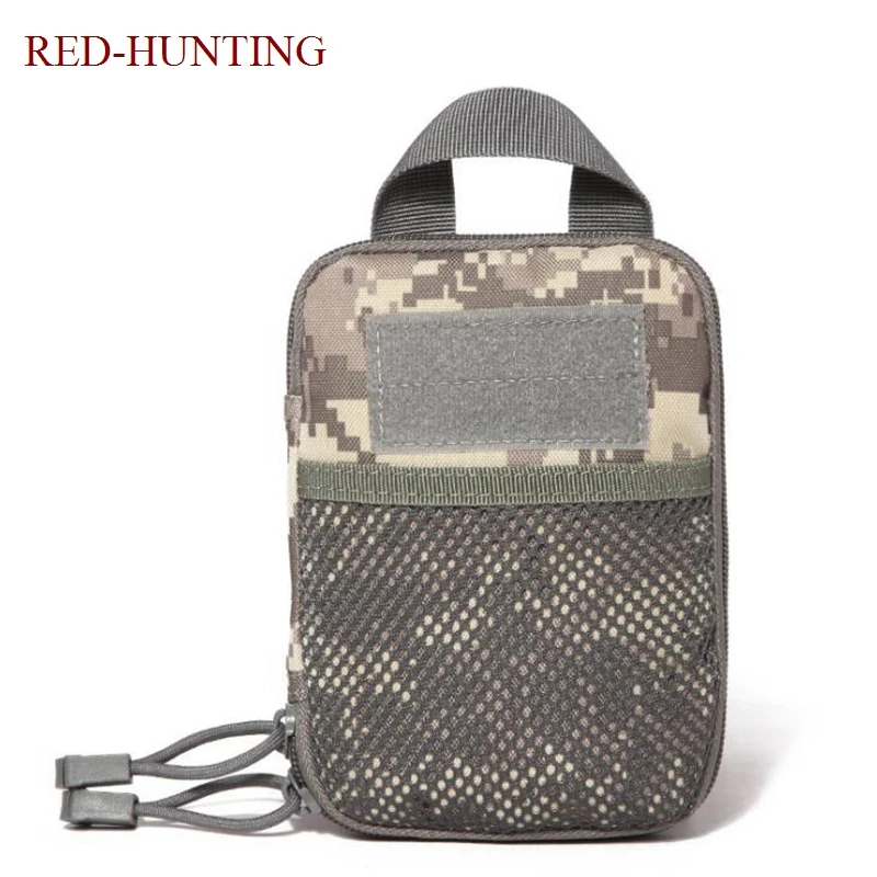 

Tactical Mesh Molle EDC Pouch Hunting Waist Tools Accessory Pouches for Flashligh Mag Pouches