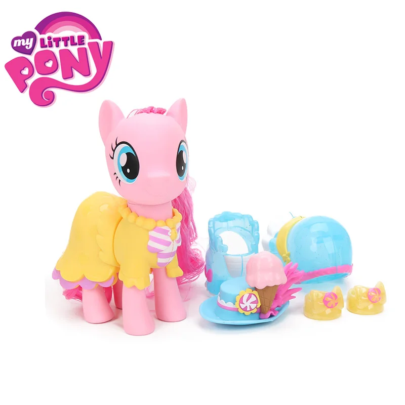 15 см игрушки My Little Pony оснастки Мода Пинки Пай Сумеречная Искорка ПВХ фигурка домик игровой набор Коллекционная модель куклы