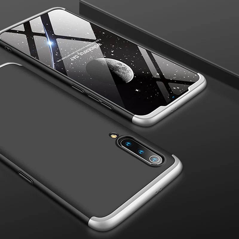 Чехлы для телефонов Xiaomi Mi 9 360 полная защита 3 в 1 матовый жесткий ударопрочный
