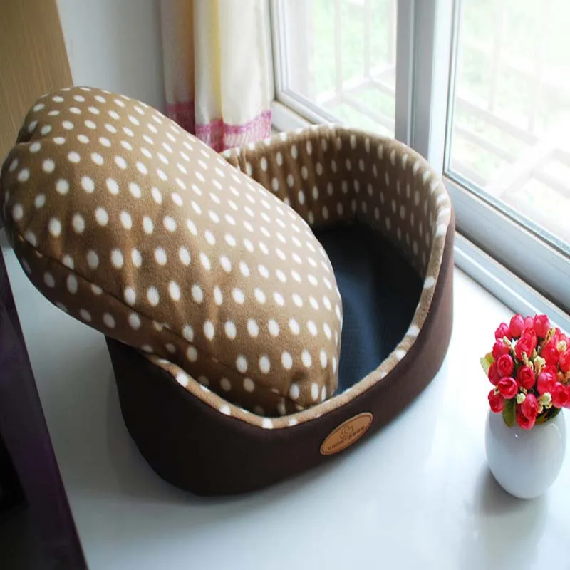 Теплый домик для собак собачья будка теплая кровать большого размера домашних