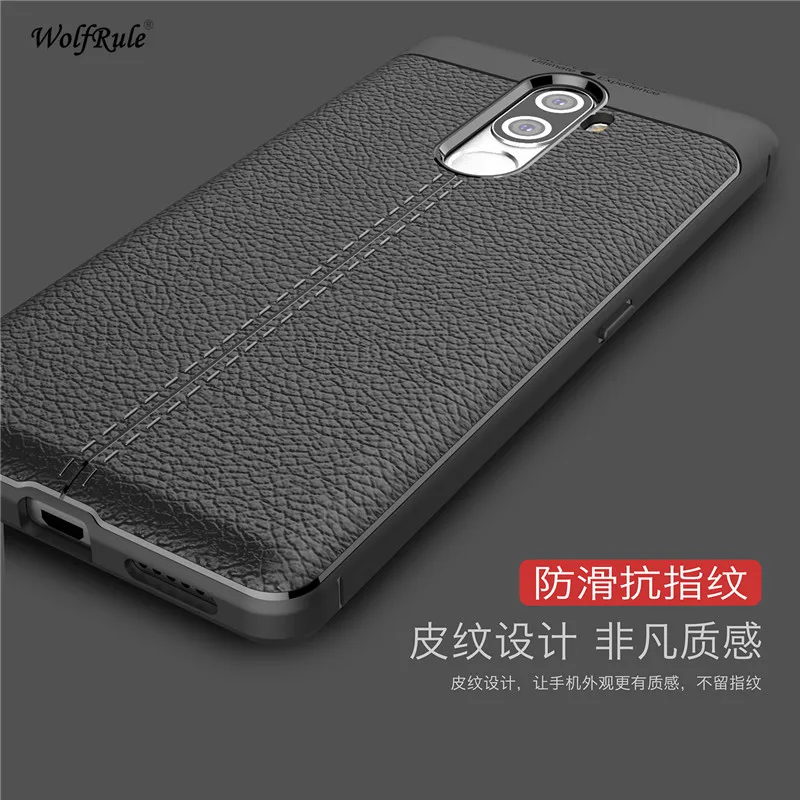 WolfRule Lenovo K8 Note чехол противоударный роскошный кожаный ТПУ для Vibe Fundas 5 5&quot |