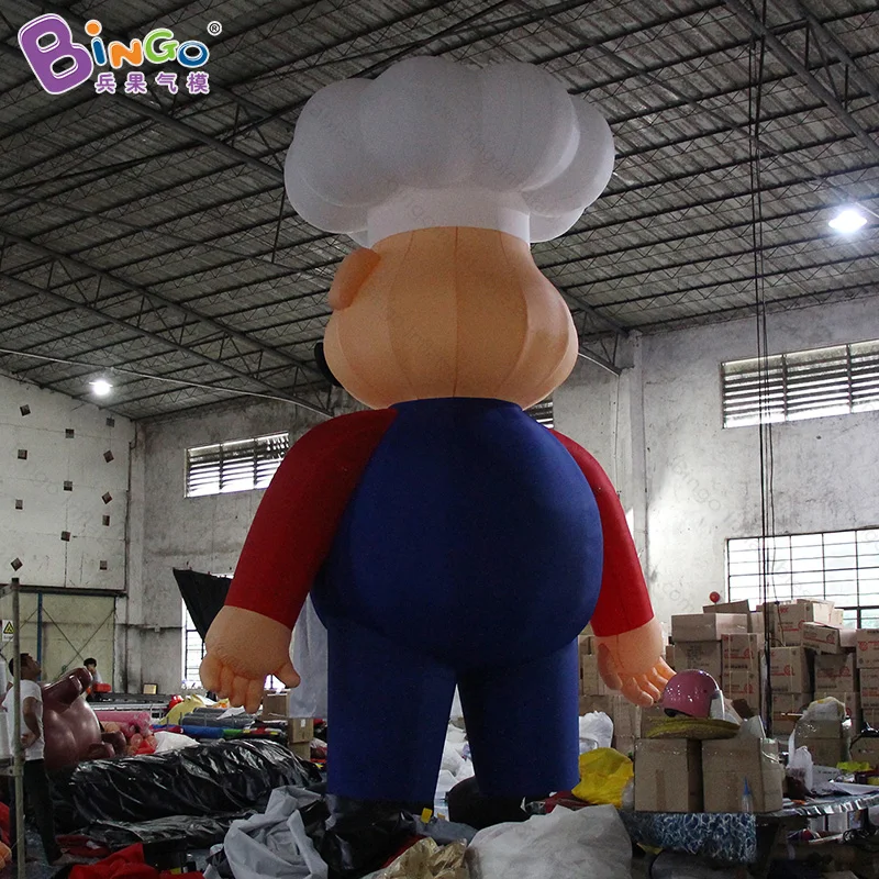 Гигантский надувной шеф повар на 20 футов/надувной повар/большой для украшения