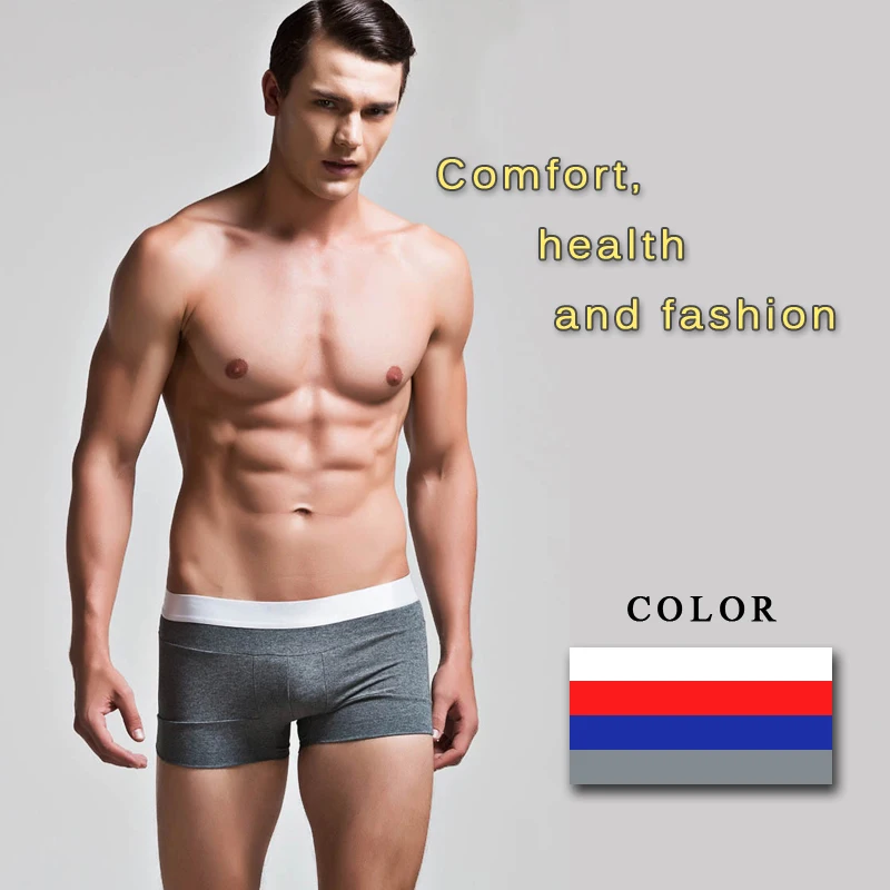 New Arrival Men's Sexy Underwear Cotton Pure color Climbing-inspired Cut U convex pouch Size M L XL | Мужская одежда