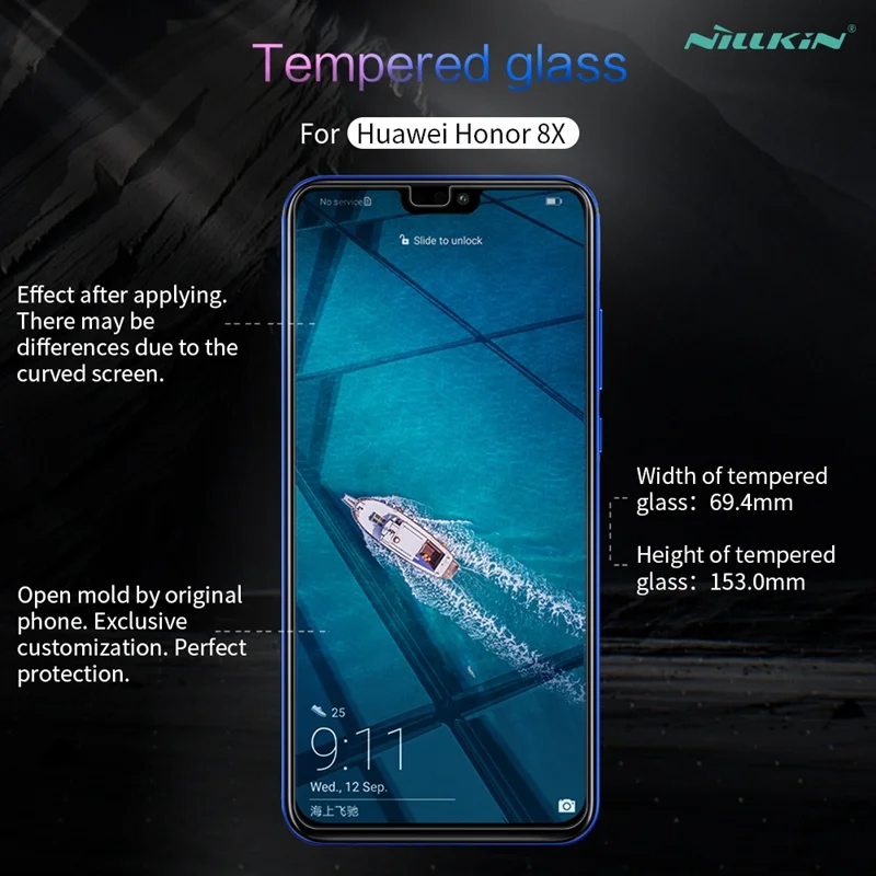 Для Huawei Honor 8X закаленное стекло NILLKIN Amazing H + PRO 0 2 мм Ультра тонкое для 6 5 &quotЗащита