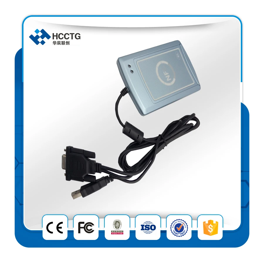 ACR122S RS232 NFC Бесконтактный считыватель смарт карт записывающее устройство с 5