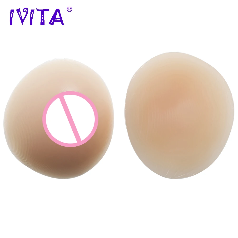 Силиконовые формы груди IVITA 600g для трансвеститов поддельные протезы грудь