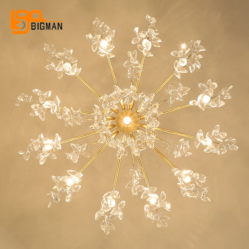 Современный хрустальный настенный светильник для гостиной|lustre cristal|crystal chandelier