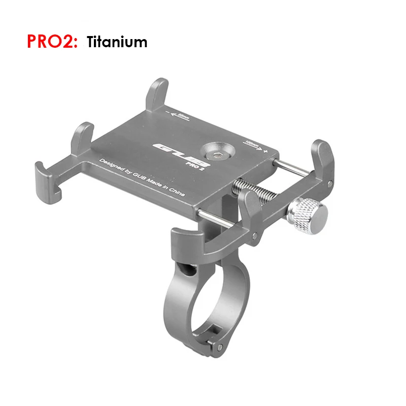 Pro2 Titanium ARVIN Алюминиевый держатель для телефона для мотоцикла, велосипеда, для iPhone, Регулируемый универсальный держатель для велосипеда, мобильного телефона, gps, крепление на руль, зажим, подставка - Цвет: Pro2 Titanium