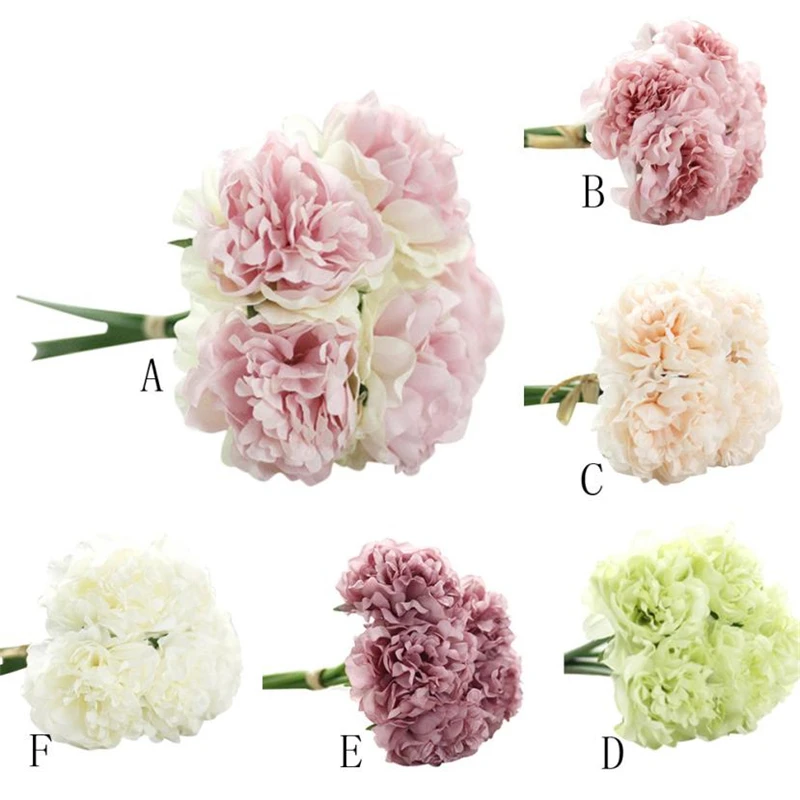 Новинка 2018 искусственные пионы свадебный букет Гортензия для невесты