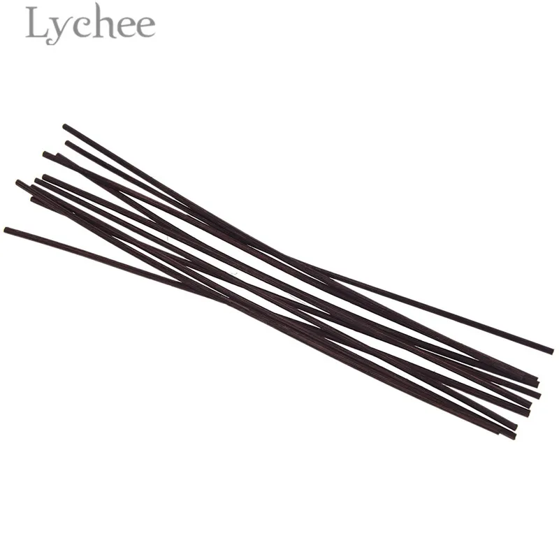 Lychee 10 шт. коричневый ротанговый Рид аромат диффузор Замена палочка благовония дома гостиная Ароматерапия