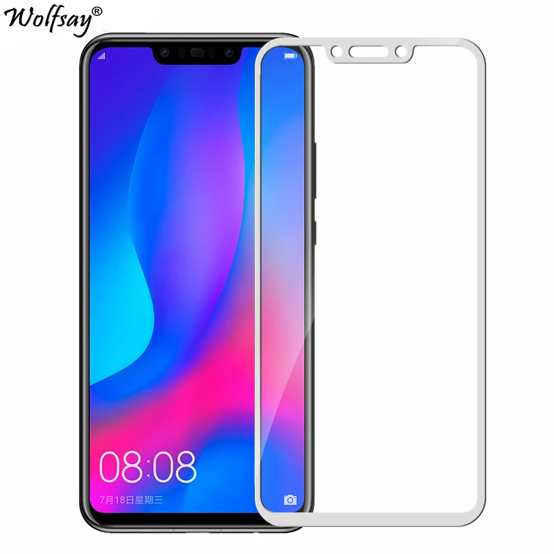 Стекло Wolfsay для Huawei Nova 3i 2 шт. защита экрана закаленное стекло P Smart Plus Защитная