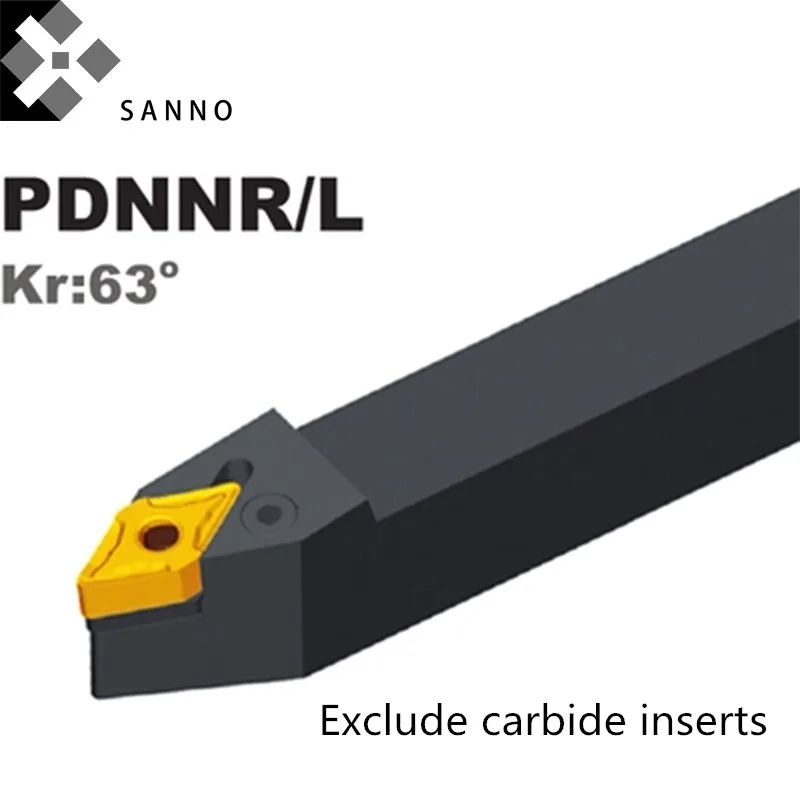 PDNNR / PDNNL Type external turning tools 2020K15 3225P15 3232P15 63 degree cnc tool holder | Инструменты