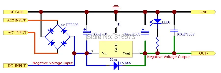 

DIN Rail Mount Negative 6V DC Voltage Regulator Module, High Quality