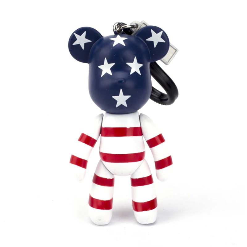 Cartoon Popobe Bear MOMO Keychain Keyring Bomgom Gloomy Vintl Plastic Ornaments Pendant Kids Toys Doll Car Accessories | Автомобили и