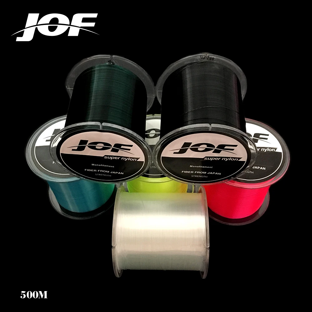 

2Pcs NEW Nylon Line Super Strong Nylon Fishing Line 500M 4.4-28.6LB Monofilament Line Material Fishing line 0.168mm-0.5mm