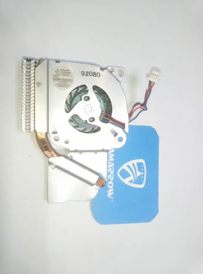 Оригинальный кулер для процессора Toshiba Portege R600 A600 A601 A605 A602 с вентилятором