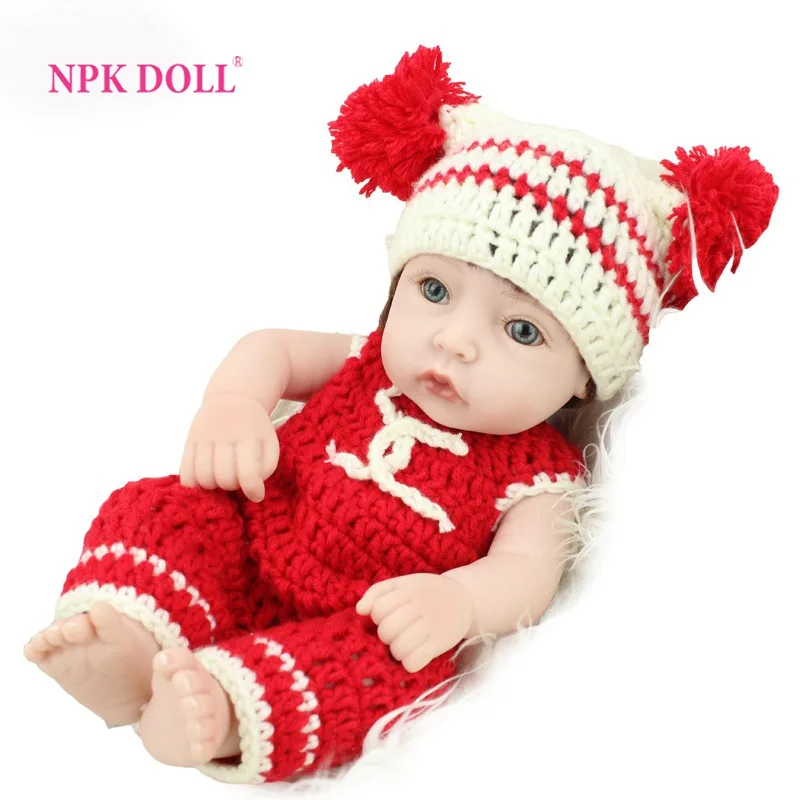 10 дюймовая Реалистичная кукла для новорожденных ручная имплантация коричневые