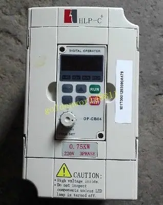 DHL/EMS HOLIP инвертор HLP C + HLPC 0D7523B 220V0. 75KW хорошо в состоянии для использования отрасли