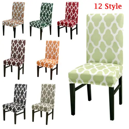 Чехлы на стулья моющиеся эластичные чехлы для стульев столовой свадьбы банкета