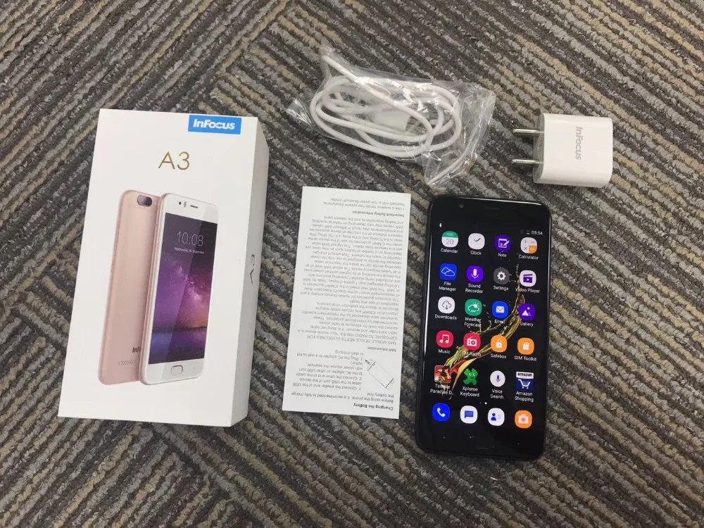 Мобильный телефон Infocus A3 4G FDD LTE Android 7,0 MT6737W четырехъядерный 5," 1280x720 2G ram 16G rom 13MP