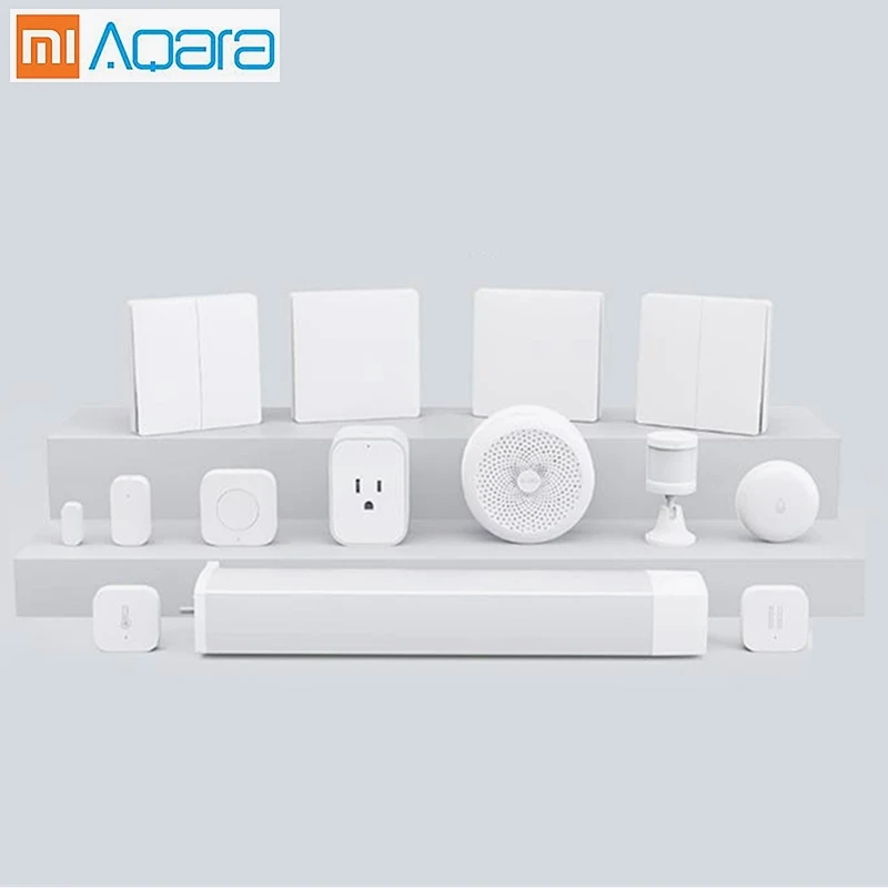 Aqara Xiaomi умный дом шлюз концентратор с RGB wifi zigbee Дистанционный датчик apple Homekit mi mijia