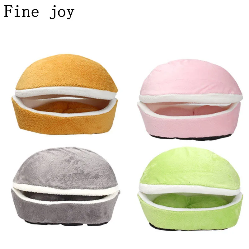 Fine joy теплая кровать для кошки домик животных диванчики собак маленьких кошек и