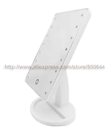 Профессиональный Smart Touch Сенсор 16 LED Макияж зеркало столик на одной стороне косметическое зеркало и 10 шт./лот DHL/FedEx/ EMS