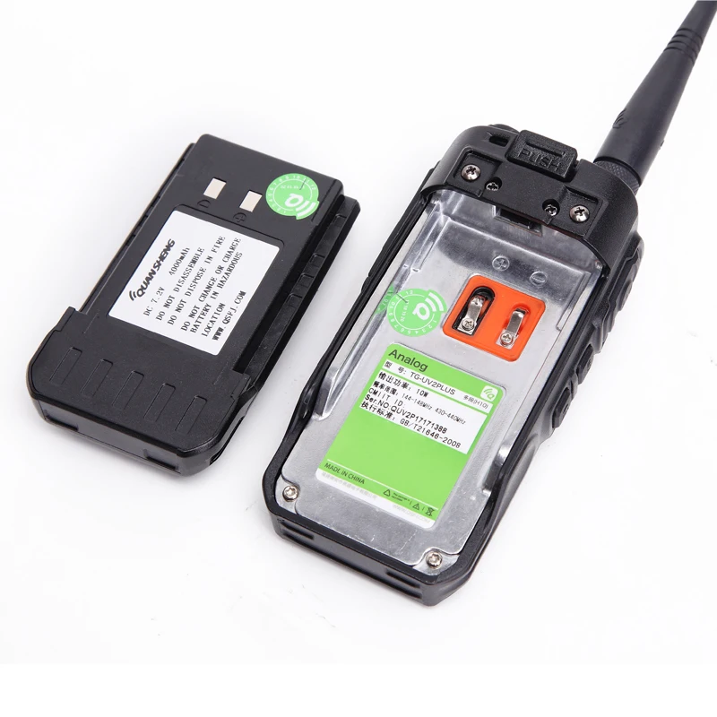 Quansheng TG UV2 PLUS высокая мощность 10 Вт 5 полос 136 174 МГц/Police 350 390MH/400 470 МГц 4000 мАч км