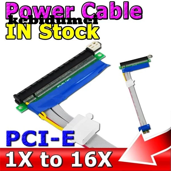 Kebidumei Hot PCI E 1X к 16X переходная карта адаптер удлинитель кабеля 16 X Pci Express Гибкий