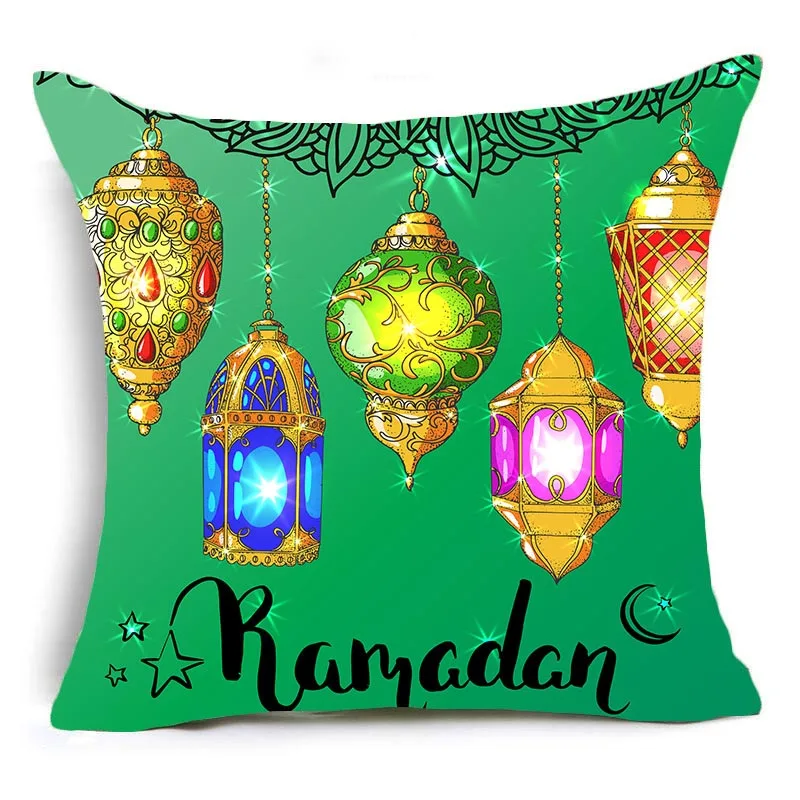 Наволочка Happy Eid Мубарак украшения для Рамадана ислам ic мусульманский Диван Декор