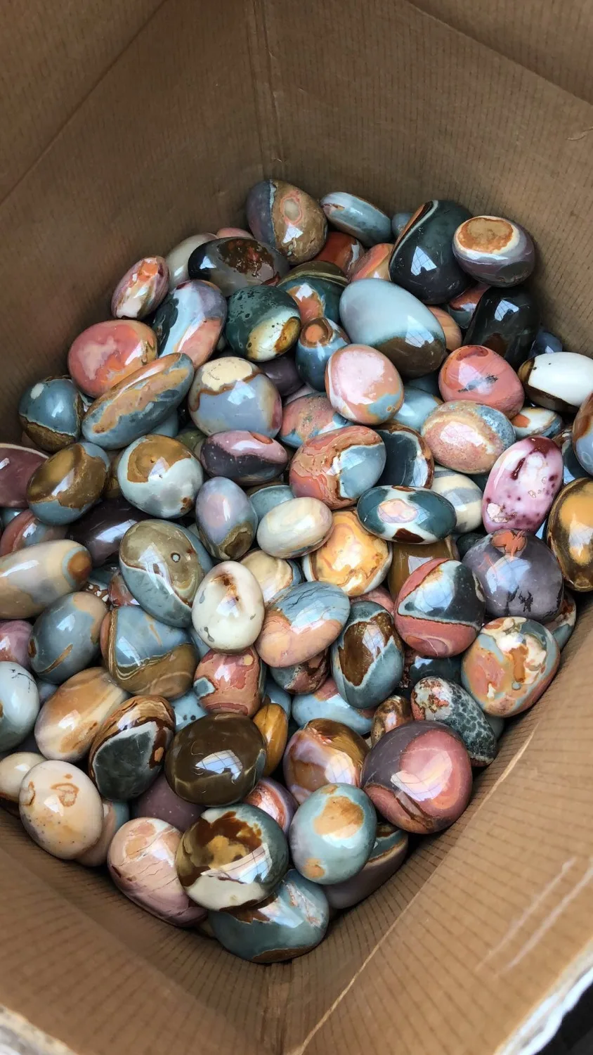 1 кг натуральный полихромированный Океанский яшма пальмовый камень из