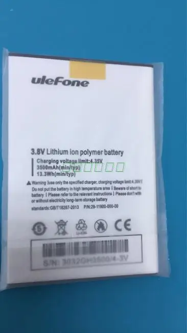 Оригинальный аккумулятор для телефона Ulefone u008 pro 3500 мАч смартфона uleFone U008 Pro 4G 5 0
