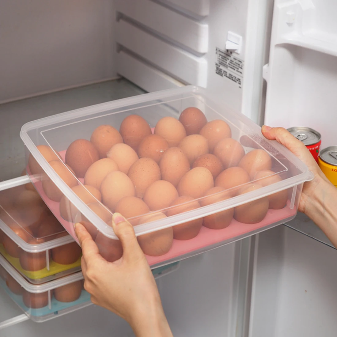 30 ячеек яиц холодильник коробка для хранения кухонный Органайзер хранилище