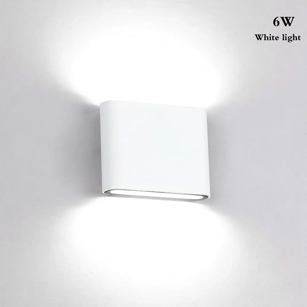 6W 12W LED COB IP65 водонепроницаемый настенный светильник наружные настенные бра огни