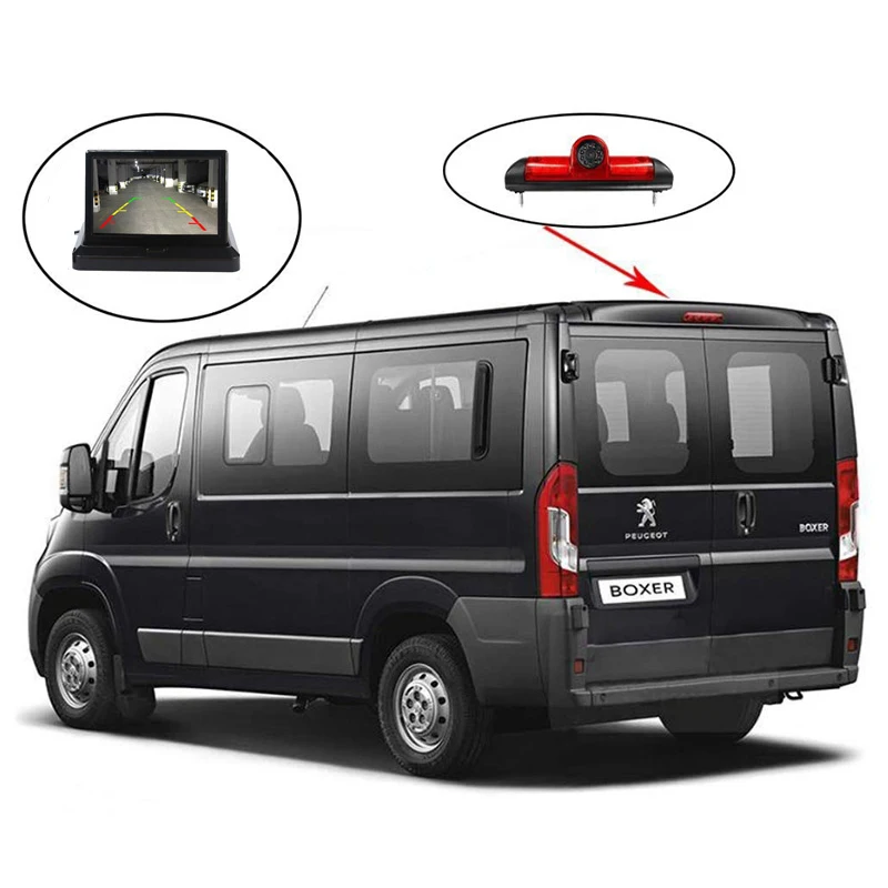 Автомобильный стоп-светильник ночного видения камера заднего вида для Fiat Ducato X250