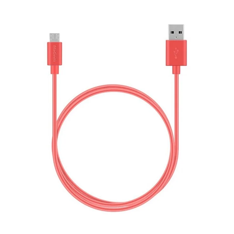 Розовый MaGeek Micro USB кабель Быстрая зарядка 5V2A 0,3 м 1 м 1,8 м 3 м Мобильный телефон Android кабели samsung Galaxy S7 LG huawei Xiaomi - Цвет: Розовый