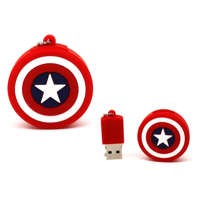 USB флеш накопитель с логотипом/значком супергероя 4 ГБ 8 16 32 карта памяти