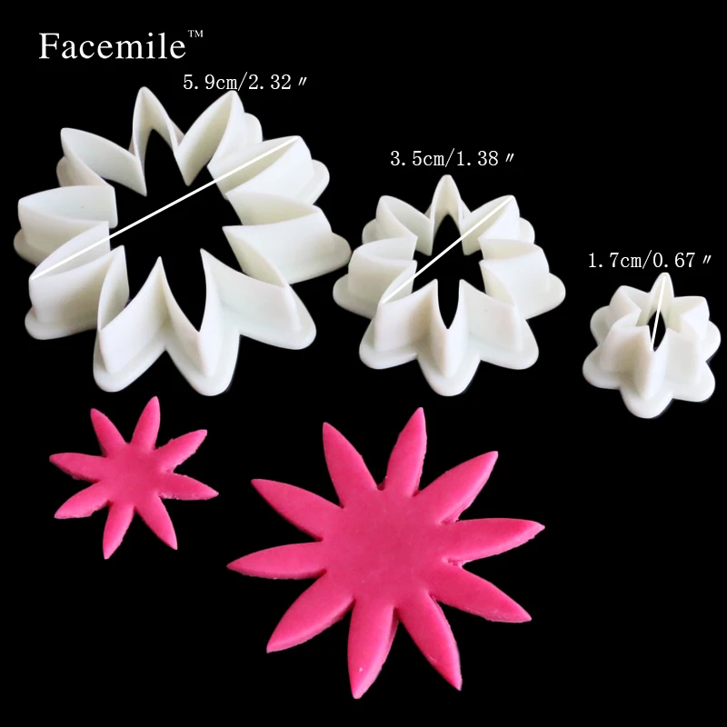 Цветок маргаритки печенье Подсолнух Плунжер подарок инструменты для украшения