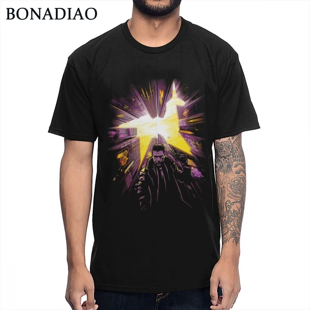 

Blade Runner 2049 T Shirt Deckard's Humanity Unicorn Not Your Memories T-shirt Classic Science Fiction film Custom Tee Shirt