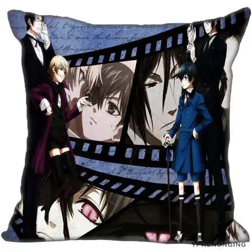 Pillowcase Лучший пользовательский черный-Батлер(1)@ 1 Подушка Чехол Спальня дома квадратная Наволочка на молнии(с одной стороны)#190404-01-77 - Цвет: Pillowcase