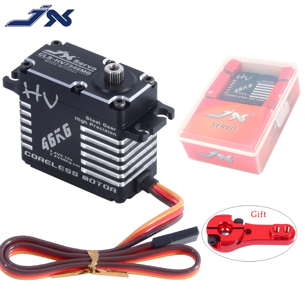 JX CLS HV7346MG 6 7 4 V 46 кг Водонепроницаемый HV Сталь Шестерни полный ЧПУ Алюминиевый