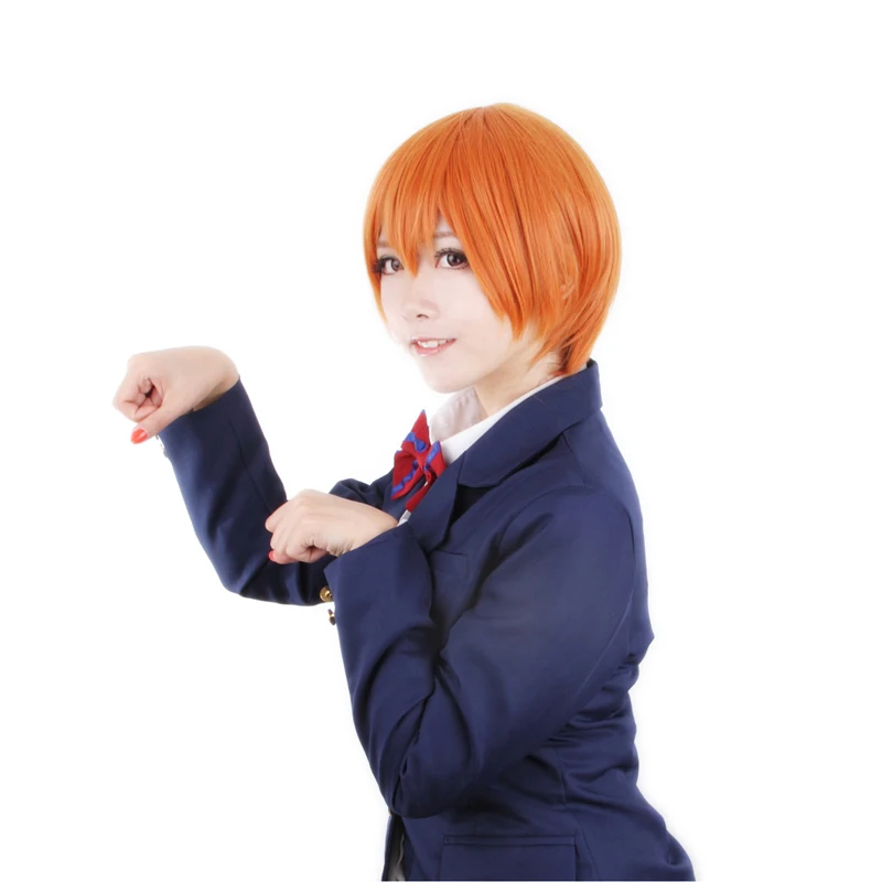 Высококачественный парик для косплея Rin Hoshizora LoveLive! Парик Love Live из коротких