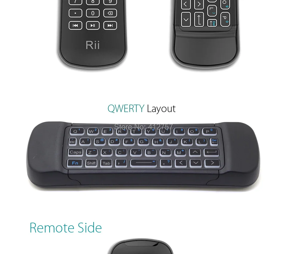 Rii MX6 мини клавиатура Teclado 2,4G Беспроводной клавиатура 6-осевой гироскоп воздуха Мышь с ИК-пультом дистанционного Управление/освещенная контржурным светом для Mini PC/Android ТВ коробка