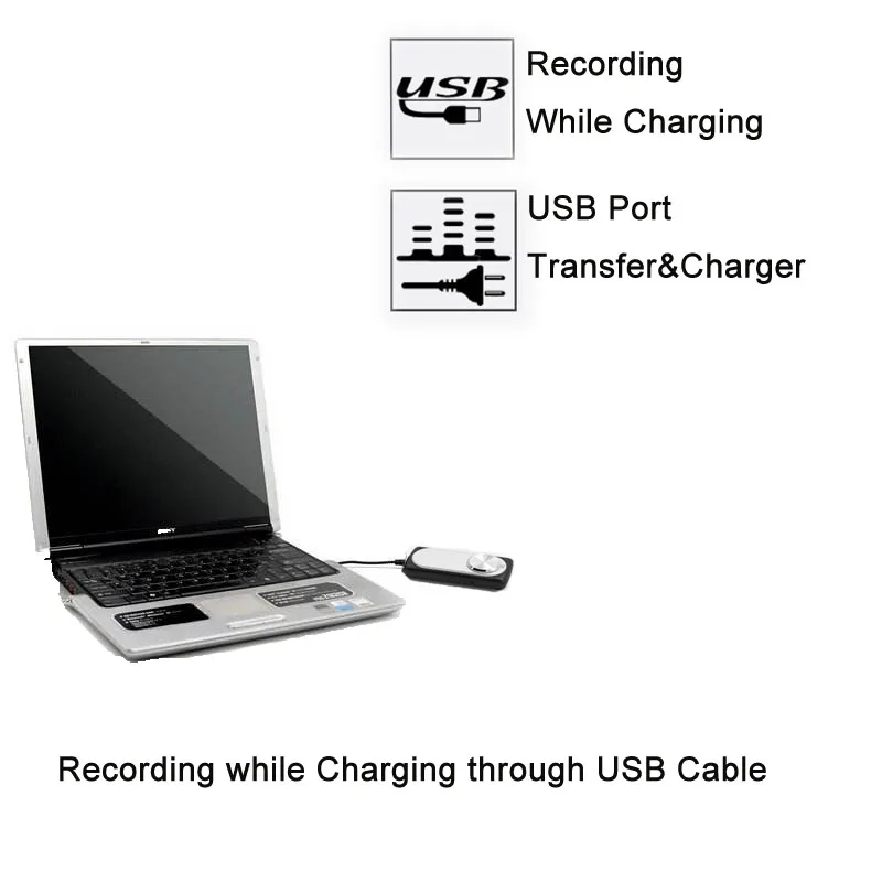 Небольшой голосовой активированный цифровой Аудио Диктофон Запись 8 ГБ Микро-тип