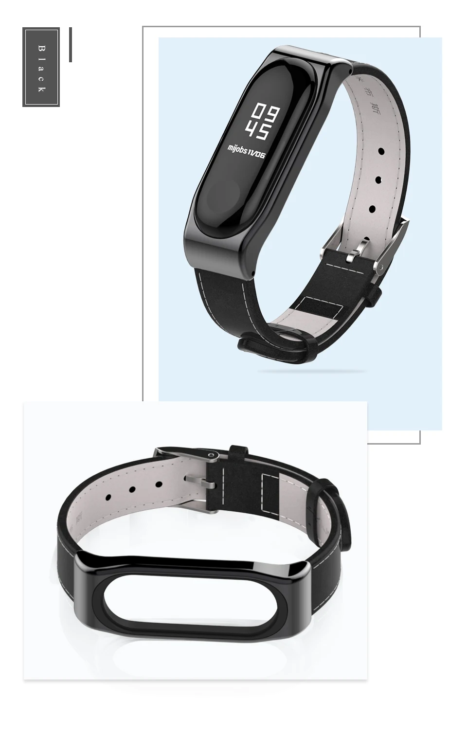 Браслет mi jobs из натуральной кожи mi Band 4, ремешок для Xiaomi mi, браслет 4, стальные аксессуары, Смарт-часы mi Band 3, ремешок на запястье