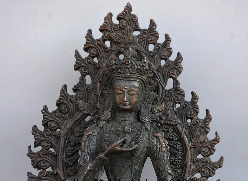 10 &quotдревнетибетский буддизм бронза Vajrasattva Vajrasattra Будда подсветка статуя | Дом и